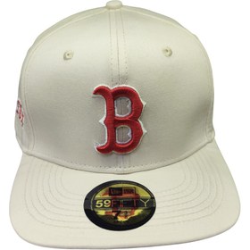 تصویر کلاه کپ فیت بک سفید B 