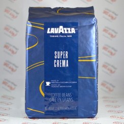 تصویر دانه قهوه لاوازا سوپر کرما Super Crema یک کیلویی lavazza Espresso Super crema Coffee Beans