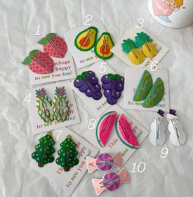 تصویر گیره مو میوه ای 