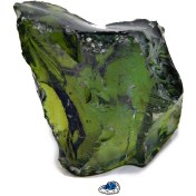 تصویر سنگ ابسیدین سبز شفاف نمونه استثنایی و اصل و معدنی S1712 