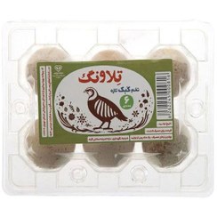 تصویر تخم کبک تلاونگ 6 عددی 