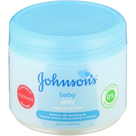 تصویر وازلین کودک جانسون مدل Jelly Blue حجم 100 میل 