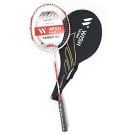 تصویر راکت بدمینتون تکی ویش 317 نیم کاور Badminton racket