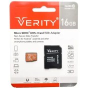 تصویر رم موبایل وریتی (VERITY) مدل 16GB MicroSDHC 95MB/S خشاب دار - کد 2111111230 