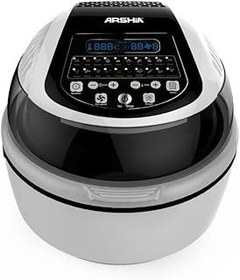 تصویر Dari Arshia 20-in-1 Air Fryer White 1300W With Digital Display Timer And Fully Adjustable Temperature Control For Healthy Oil Free &amp; Low Fat Cooking 