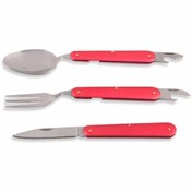 تصویر ست قاشق، چنگال و چاقوی سفری مدل 1 ا Set of travel spoons, forks and knives model 1 Set of travel spoons, forks and knives model 1