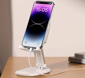 تصویر پایه نگهدارنده گوشی موبایل و تبلت جوی روم مدل JR-ZS371 Joyroom wireless charger dock model JR-WQW01