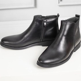 تصویر نیم بوت چرمی مردانه کد 247 