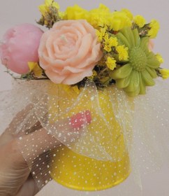 تصویر دسته گل شمع phonix_candle