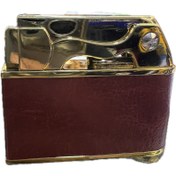 تصویر فدک بنزینی جوبون jobon سنگی با بدنه فلزی و چرم 