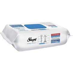 تصویر دستمال مرطوب همه کاره اسلیپی بسته ۱۰۰ عددی حاوی مواد سفیدکننده 