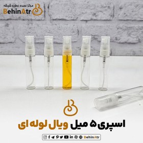 تصویر شیشه عطر 5 میل اسپری 