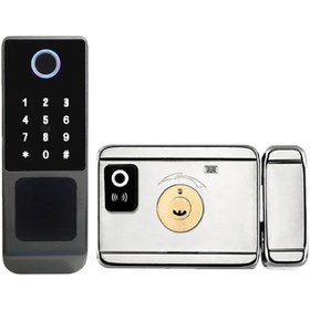 تصویر قفل دیجیتال درب حیاط برند SMART LOCK 