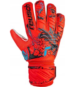 تصویر دستکش دروازه بانی راش اورجینال سایز ۷/۵-۸-۸/۵-۹ - سایز Reusch goalkeeper Gloves