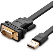 تصویر تبدیل USB به سریال UGREEN مدل CR107 ا UGREEN USB 2.0 TO DB9 RS-232 adapter Cable CR107 UGREEN USB 2.0 TO DB9 RS-232 adapter Cable CR107