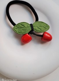 تصویر کش موی گیلاسی جفتی کد ۵۰۱۶ Cherry hair band