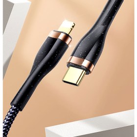 تصویر کابل شارژ و انتقال داده سریع تایپ سی به لایتنینگ یوسامز Usams US-SJ489 U64 Type-C To Lightning 20W PD Fast Cable 1.2m 