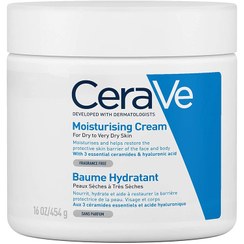 تصویر کرم مرطوب کننده و نرم کننده 340 میل سراوی CeraVe Moisturizing Cream 340 ml