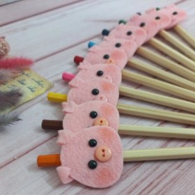 تصویر سرمدادی طرح خوک 