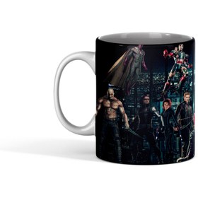 تصویر ماگ سرامیکی طرح مارول کد 03 - ساده Marvel mug code 03