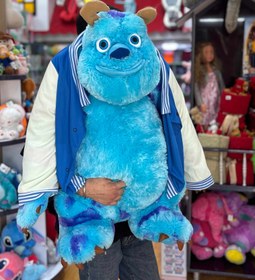 تصویر عروسک سالیوان ۸۰ سانتی (Sulley) بزرگ عروسک بزرگ سالیوان از انیمیشن Monsters Inc – مناسب هدیه و دکور