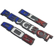 تصویر آرم صندوق عقب 405 مجموعه 3 عددی 