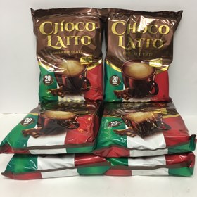 تصویر هات چاکلت چوکو لاتو تورابیکا عمده کارتن (12 بسته 20 ساشه ای) CHOCO LATTO hot chocolate italian style 