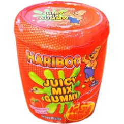 تصویر پاستیل با سس ترش هاریبو - با طعم توت فرنگی (اورجینال) HARIBOO JUICY MIX GUMMY 