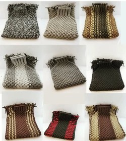 تصویر پشتی صندلی بافتنی 