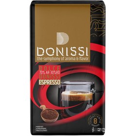 تصویر پودر قهوه دونیسی donissi اسپرسو دلچه ملایم وزن 250 گرمی Donissi Dolce espresso coffee powder weight 250 grams