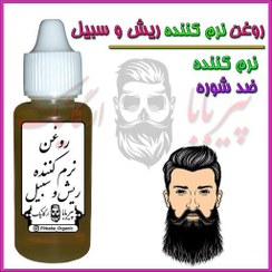 تصویر روغن نرم کننده ریش و سبیل (پرپشت کننده حالت دهنده تقویت کننده ضدشوره ضدقارچ خشکی موخوره ریش و سبیل ) روغن ریش و سبیل 