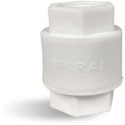 تصویر شیر یکطرفه 25 پلیمری | شیر خودکار 3/4 اینچ پلاستیکی | اسپیرال Spiral 