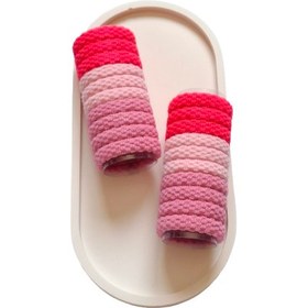 تصویر کش حوله ای صورتی 