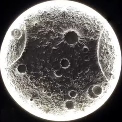 تصویر تابلو ماه دست ساز|دکوراسیون مدرن 