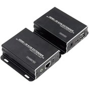 تصویر اکستندر کی وی ام HDMI و USB لایم استون مدل LS-HKE200 پشتیبانی تا 120 متر LimeStone LS-HKE200 120m HDMI and USB KVM Extender