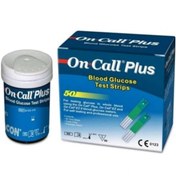 تصویر نوار تست قند خون آنکال پلاس ۵۰ عددی On Call plus Test Strips 50 pcs