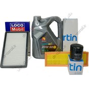 تصویر پکیج استاندارد روغن موتور ریسان | پژو 405، پرشیا، سمند (XU7) 