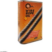 تصویر روغن سیم بکسل آسانسور اویل پلاس طلایی حجم 1000 میلی لیتر 