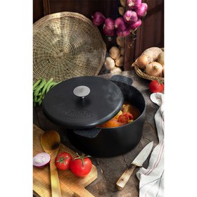 تصویر قابلمه نالینو مدل hugo سایز 24 Nalino hugo cast iron Pot size 24