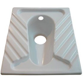 تصویر توالت زمینی پلاستیکی اکرلیک ضد خش و تقویت شده سنی پلاستیک مدل سیوان 