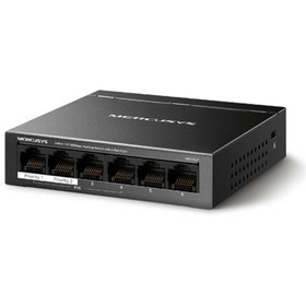 تصویر سوییچ 6 پورت دسکتاپ و PoE مرکوسیس مدل MS106LP Mercusys MS106LP PoE+ 6-Port Desktop Switch