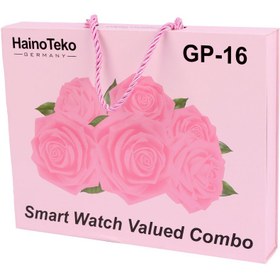 تصویر پکیج ساعت هوشمند و کیف پول HainoTeko GP-16 HainoTeko GP-16 Smart Watch package