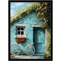 تصویر تابلو مدل نقاشی منظره شهری کد 3375 | تابلو فریم‌چاپ، تابلو بوم 