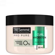 تصویر ماسک مو فر ترزمه مدل بدون سولفات حجم 300 میلی لیتر Tresemme Pro Pure Curl Hydration Hair Balm Sulfate Free ,300ml