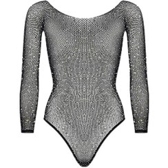 تصویر بادی زنانه نگیندار توری مدل 8082 