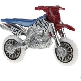 تصویر ماشین اسباب بازی موتور سیکلت HW450F تک هات ویلز HOT WHEELS 