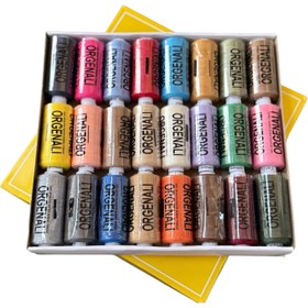 تصویر پک‌ قرقره رنگی۲۴ عددی قرقره