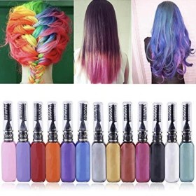 تصویر پک ۱۲ عددی ریمل مو رنگی 