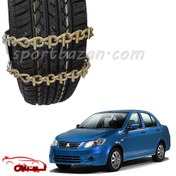 تصویر زنجیر چرخ کمربندی ساینا -یخ شکن دار ترک 