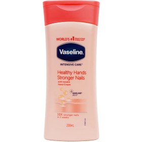 تصویر کرم دست و ناخن حاوی کراتین وازلین Vaseline حجم 200 میلی لیتر vaseline hands and nails cream with keratin 200 ml